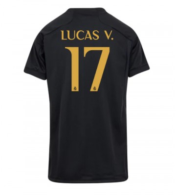 Lacne Ženy Futbalové dres Real Madrid Lucas Vazquez #17 2023-24 Krátky Rukáv - Tretina